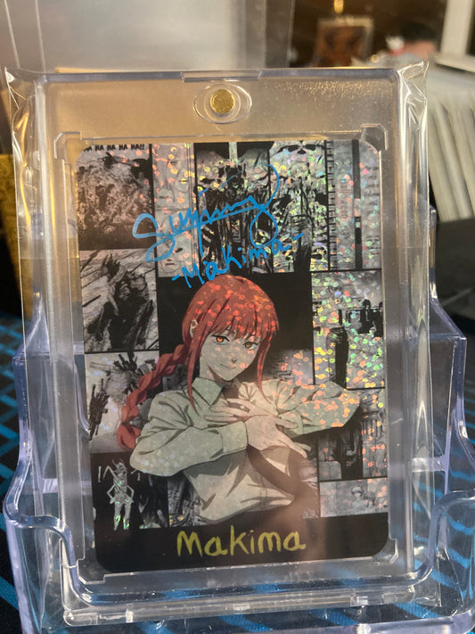 Makima Manga Card Signed By Suzie Yeung (English VA)
