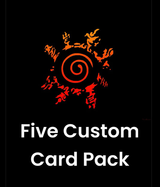 Naruto 5 Card Custom Pack